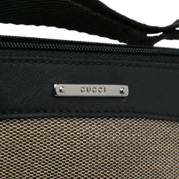 Pre-Loved Gucci Canvas Baguette - Picture 7 of 12